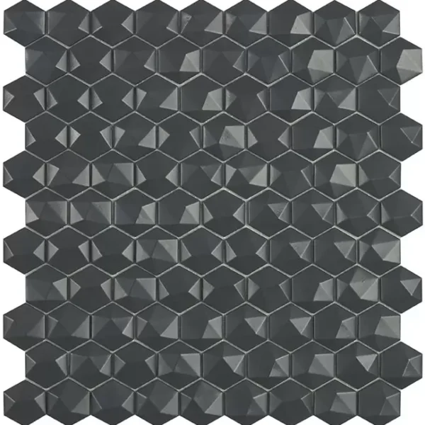 Mozaika Vidrepur Nordic Matt Grey Hex D