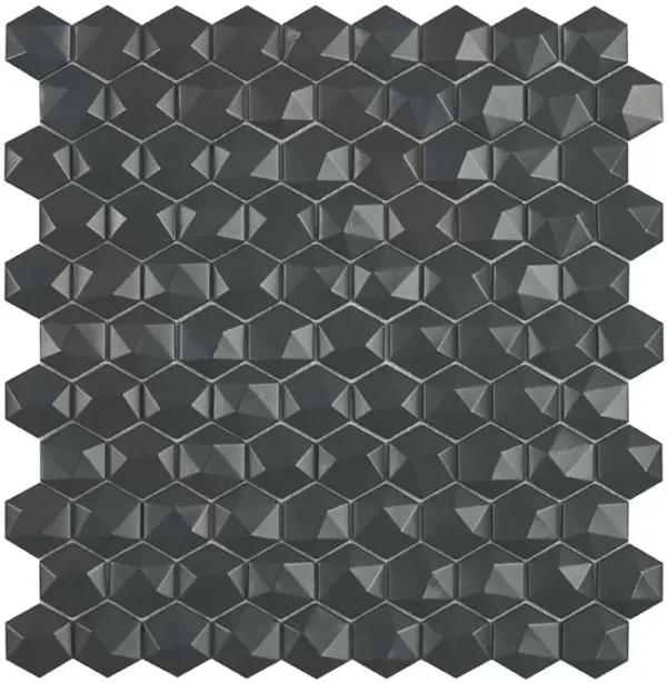 Mozaika Vidrepur Nordic Matt Grey Hex D