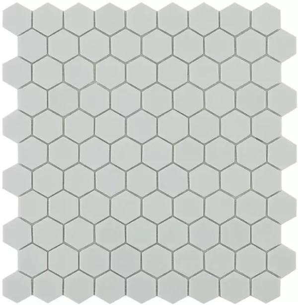 Mozaika Vidrepur Nordic Matt Light Grey Hex