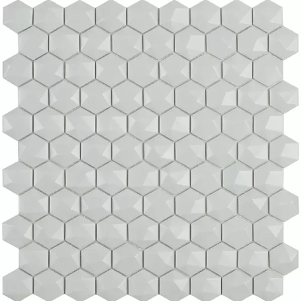 Mozaika Vidrepur Nordic Matt Light Grey Hex D