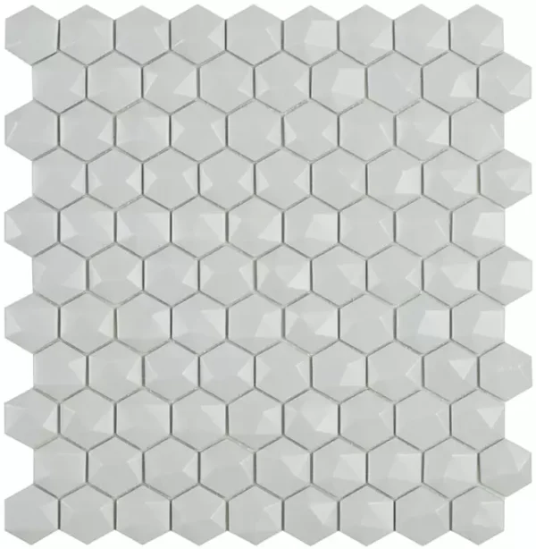 Mozaika Vidrepur Nordic Matt Light Grey Hex D