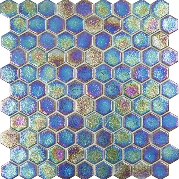 Mozaika Vidrepur Shell Deep Hex