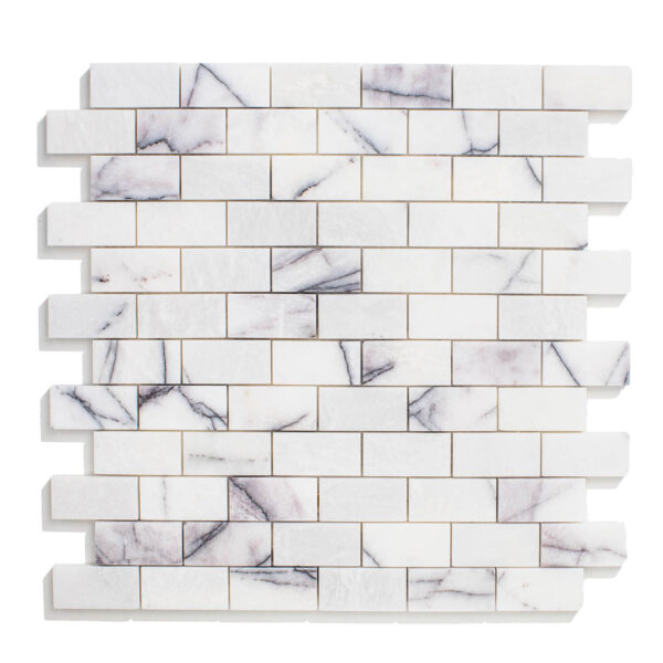 Marmur Lilac Mozaika Brick Bone