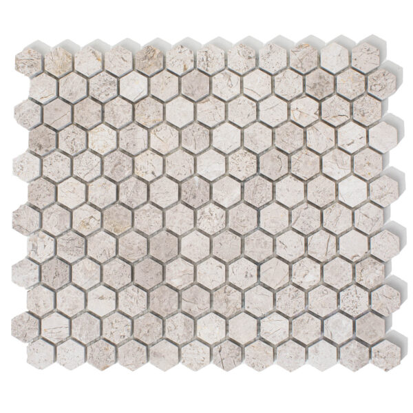 Marmur Tundra Grey Mozaika Hexagon S