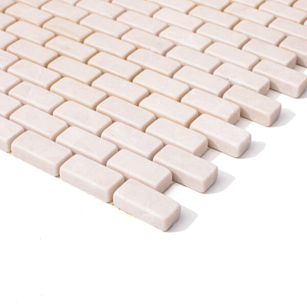 Marmur Beige Crystallino Mozaika Brick Bone