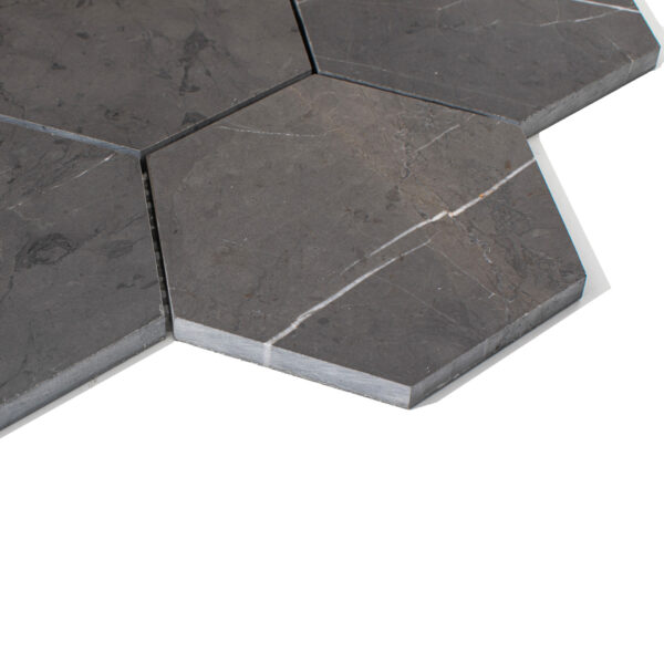 Marmur Pietra Grey Mozaika Hexagon L