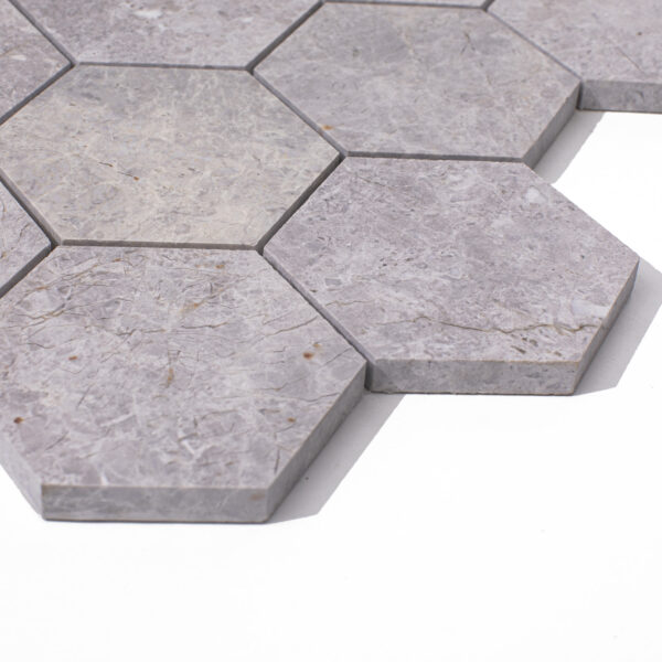 Marmur Tundra Grey Mozaika Hexagon M