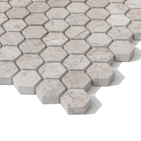 Marmur Tundra Grey Mozaika Hexagon S