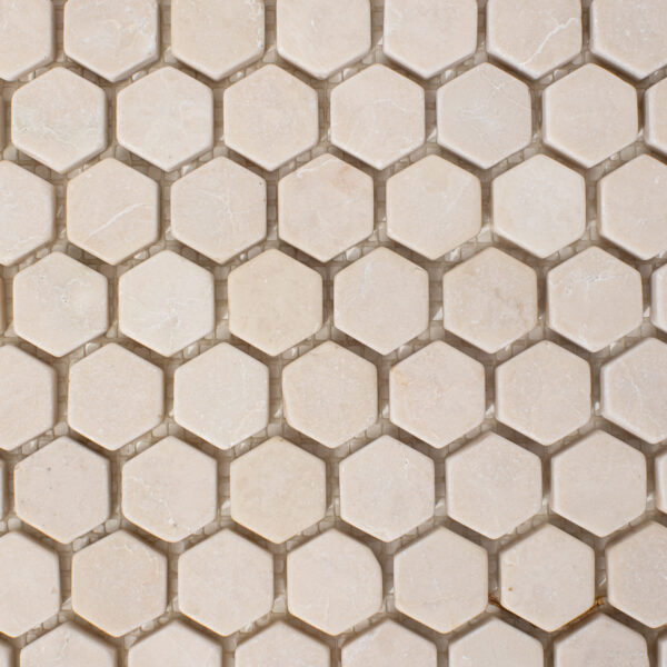 Marmur Beige Crystallino Mozaika Hexagon S - obrazek 3