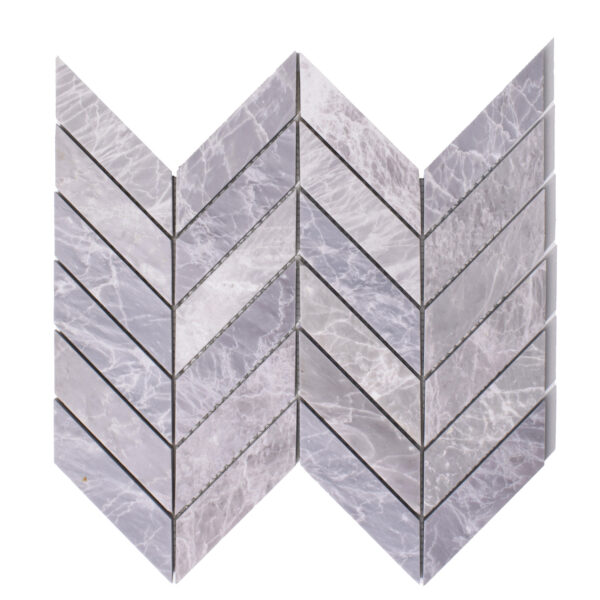 Marmur Nordic Grey Mozaika Chevron