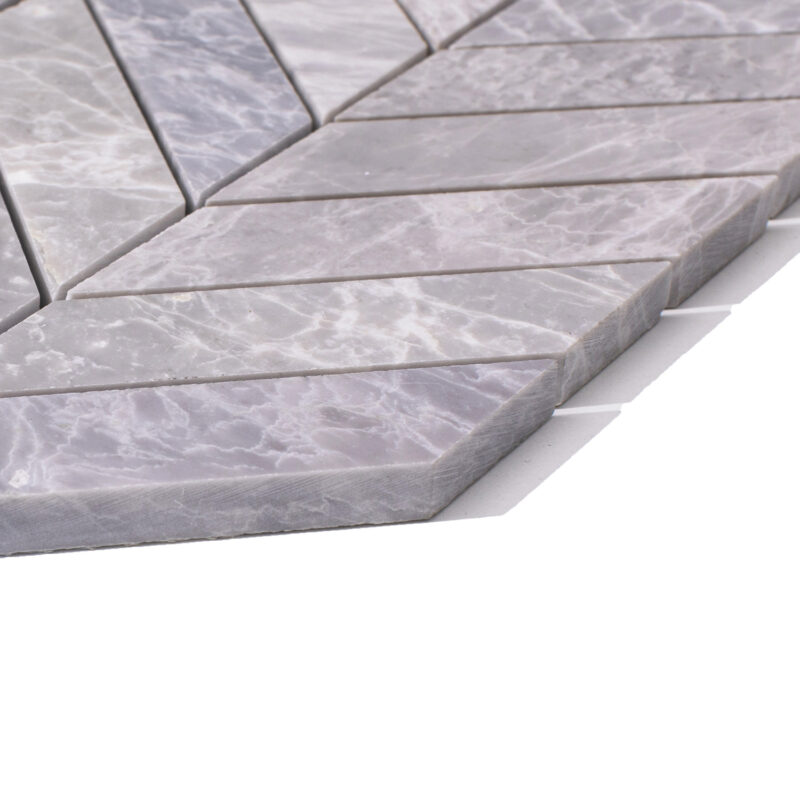 Marmur Nordic Grey Mozaika Chevron - obrazek 2