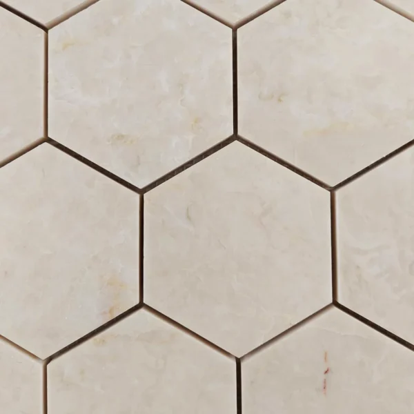 Marmur Beige Crystallino Mozaika Hexagon M - obrazek 3