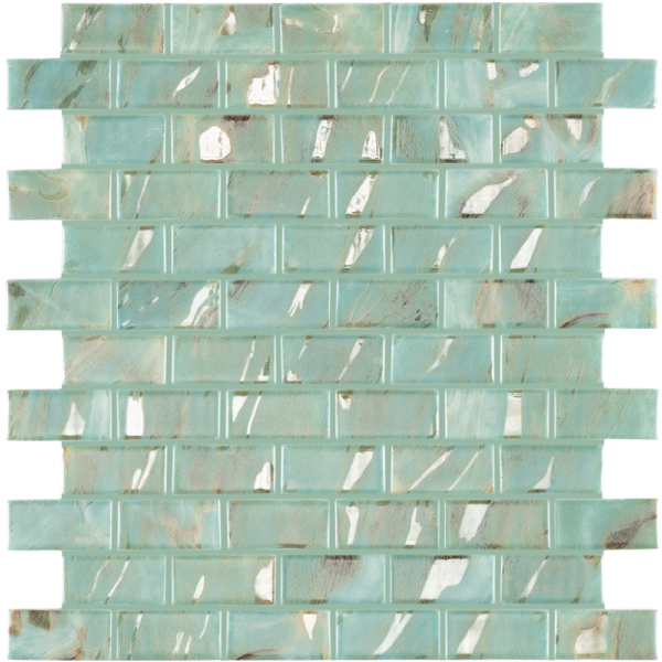 Mozaika Vidrepur Oasis Turquoise Brick